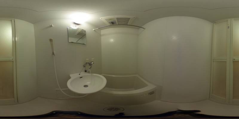 パノラマ画像バスルーム