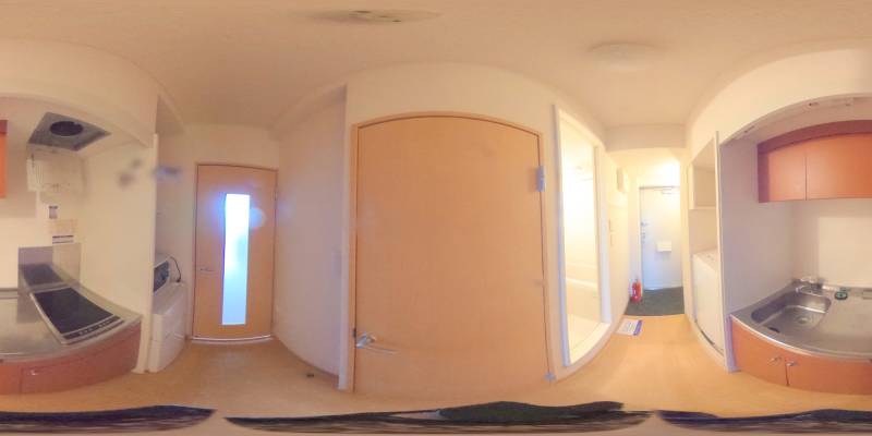 パノラマ画像キッチン