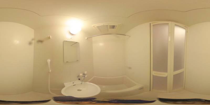 パノラマ画像バスルーム