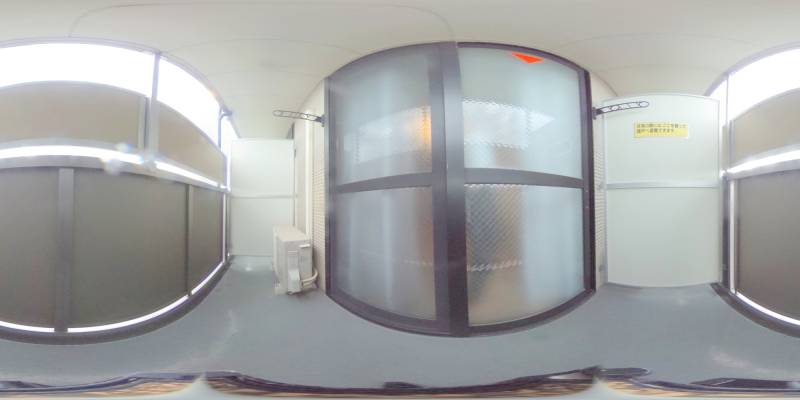 パノラマ画像バルコニー