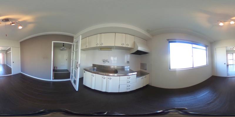 パノラマ画像キッチン