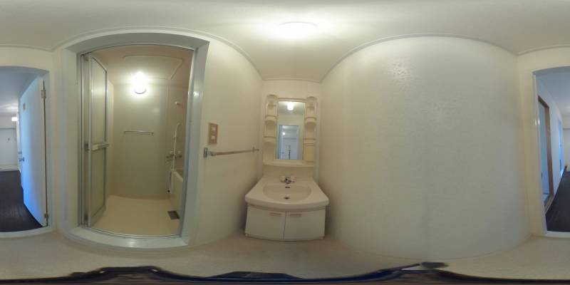 パノラマ画像洗面所