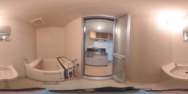 パノラマ画像バスルーム