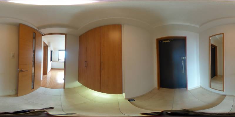 パノラマ画像玄関