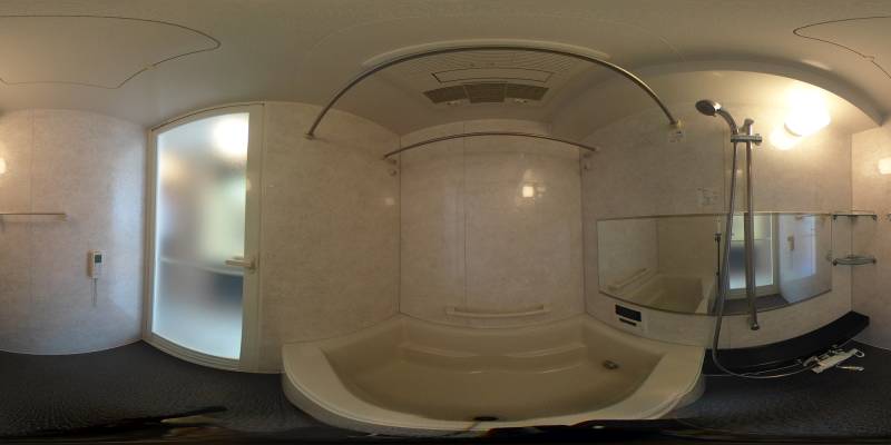 パノラマ画像バスルーム