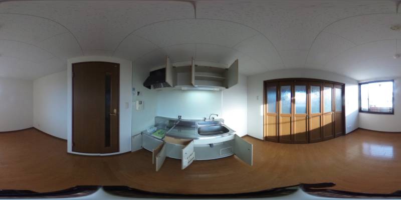 パノラマ画像キッチン