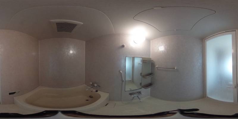 パノラマ画像バスルーム