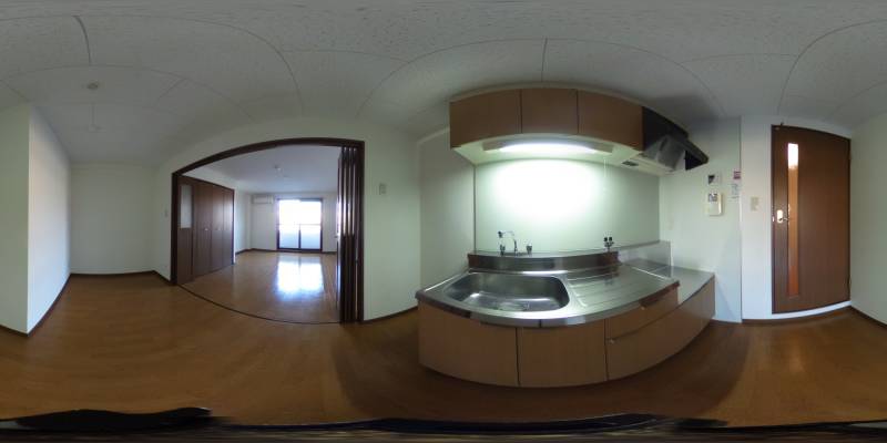 パノラマ画像キッチン