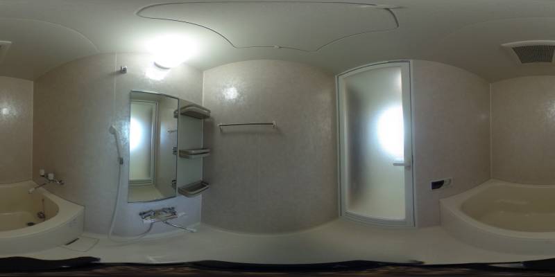 パノラマ画像バスルーム