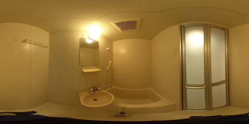 パノラマ画像バスルーム