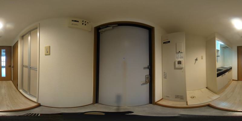 パノラマ画像玄関