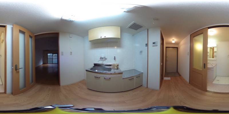 パノラマ画像キッチン