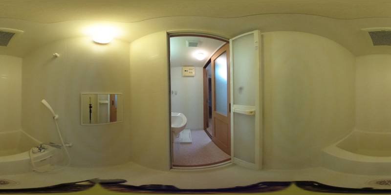 パノラマ画像バスルーム