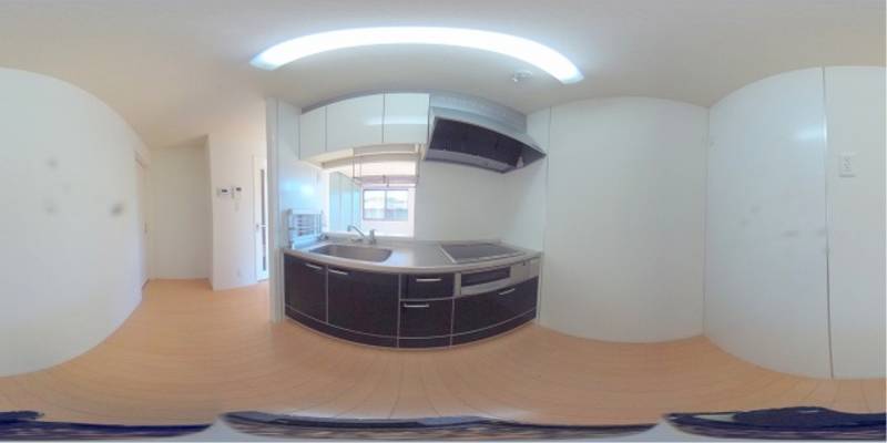 パノラマ画像キッチン