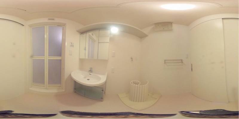 パノラマ画像洗面所
