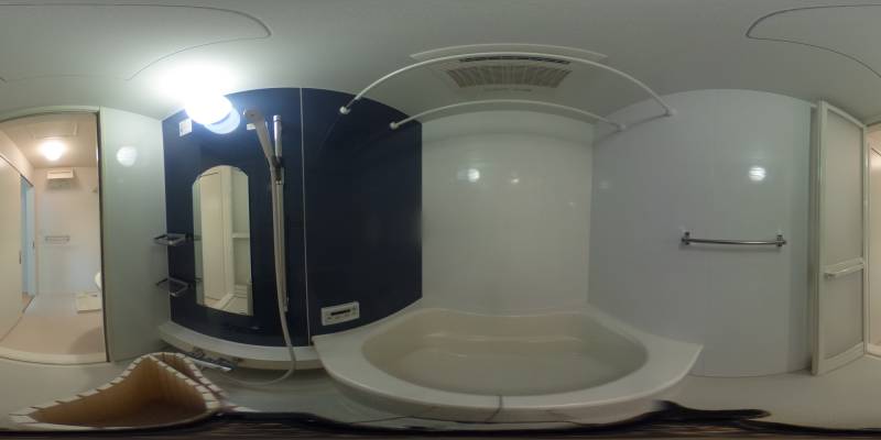 パノラマ画像バスルーム