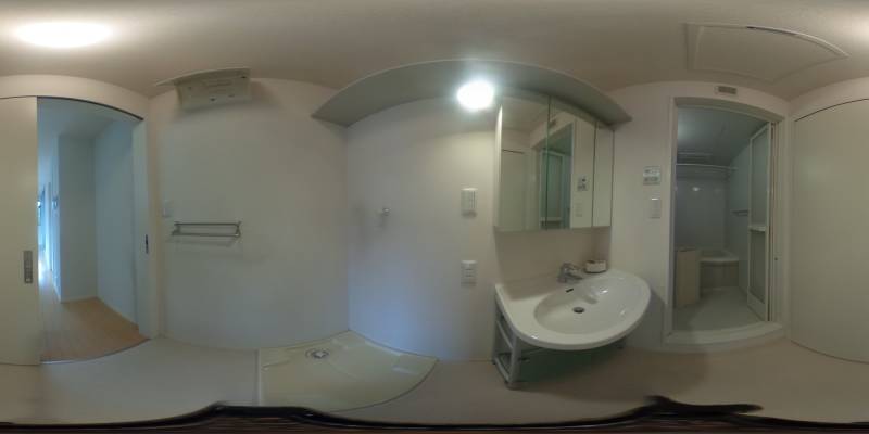 パノラマ画像洗面所