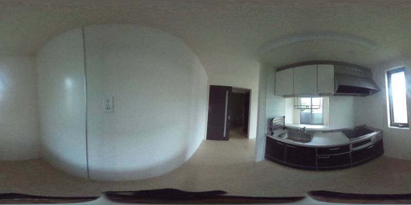 パノラマ画像キッチン