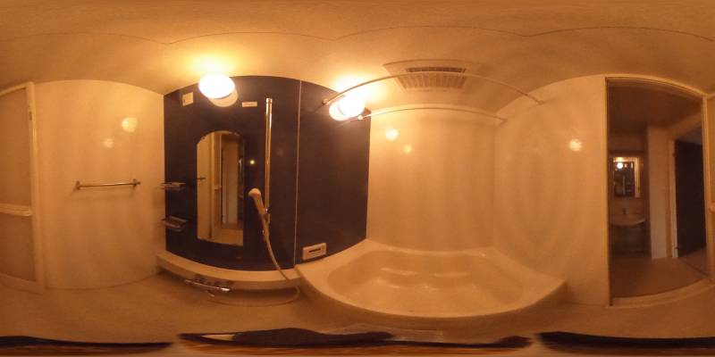 パノラマ画像バスルーム