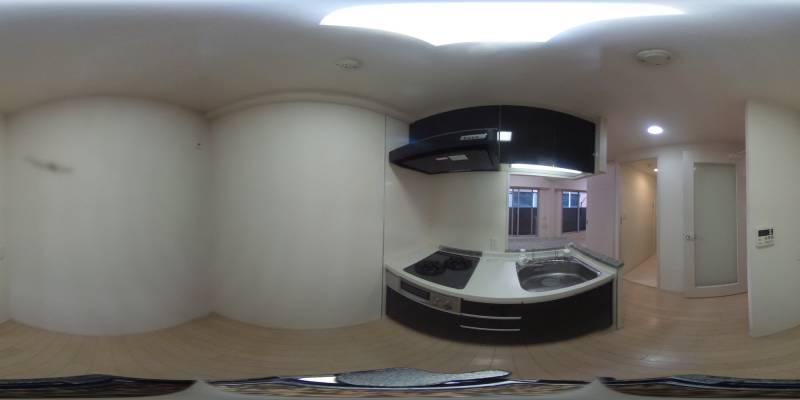 パノラマ画像キッチン