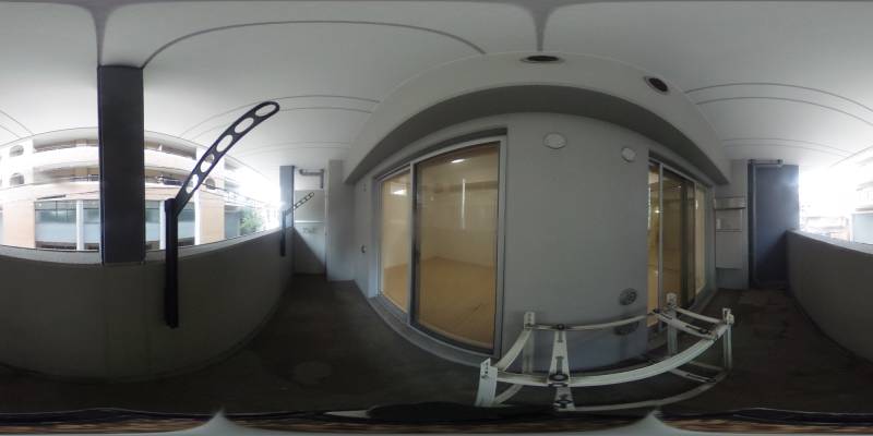 パノラマ画像バルコニー