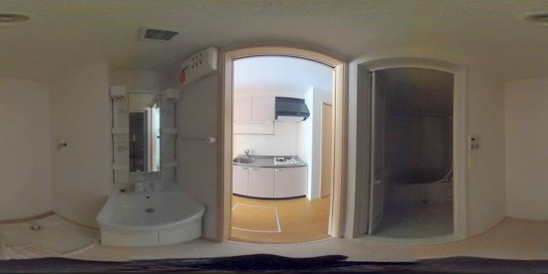 パノラマ画像洗面所