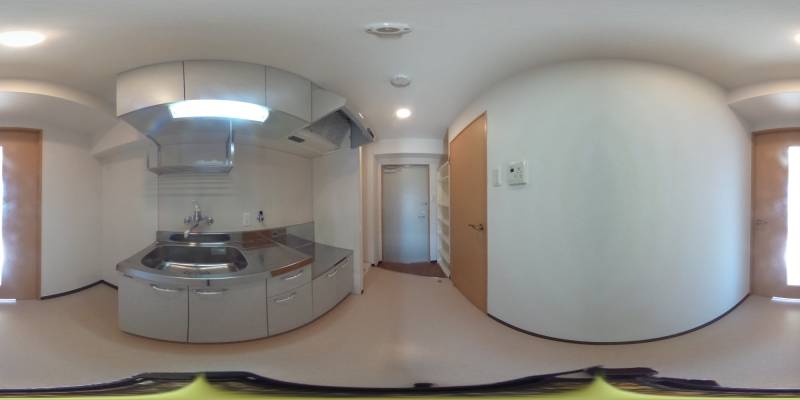 パノラマ画像キッチン