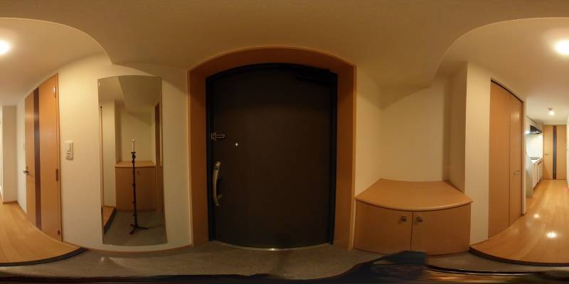 パノラマ画像玄関