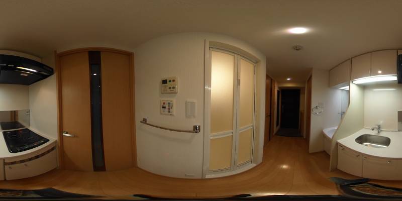 パノラマ画像キッチン