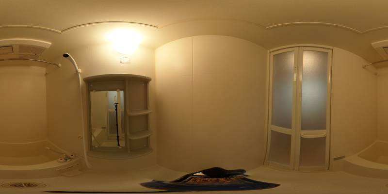 パノラマ画像バスルーム