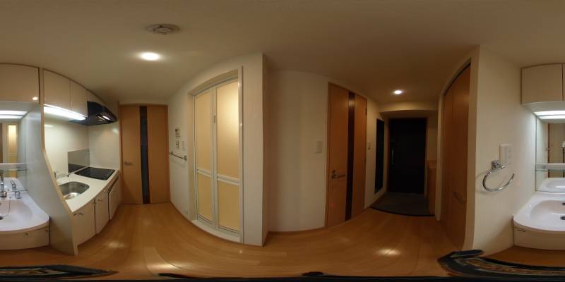 パノラマ画像洗面所