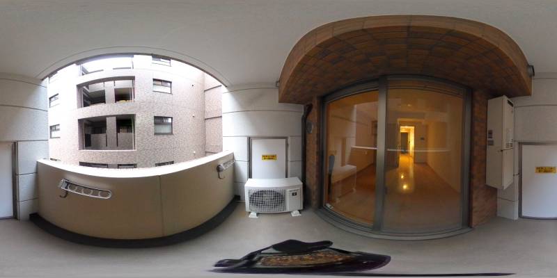 パノラマ画像バルコニー