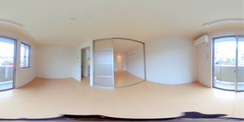 パノラマ画像リビング