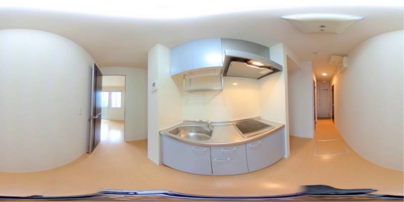 パノラマ画像キッチン