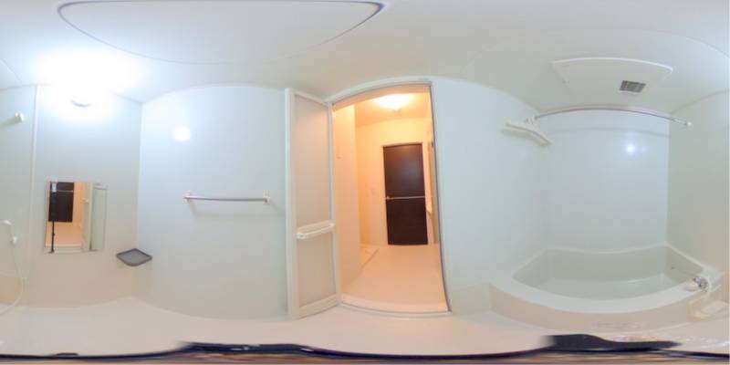 パノラマ画像バスルーム