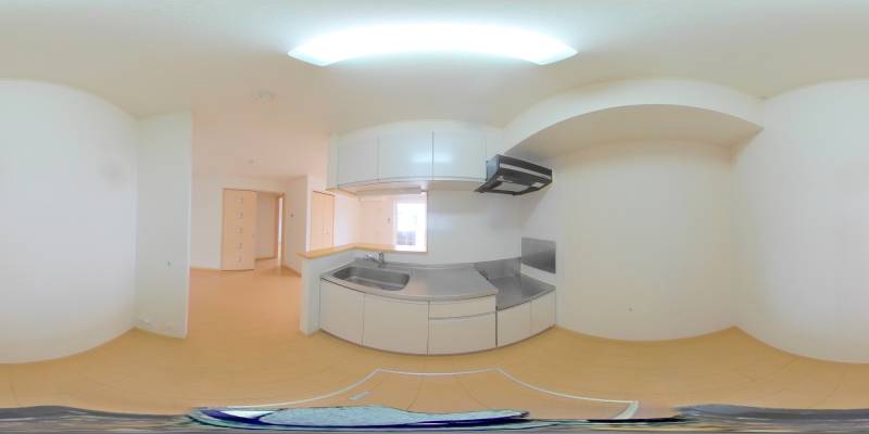 パノラマ画像キッチン