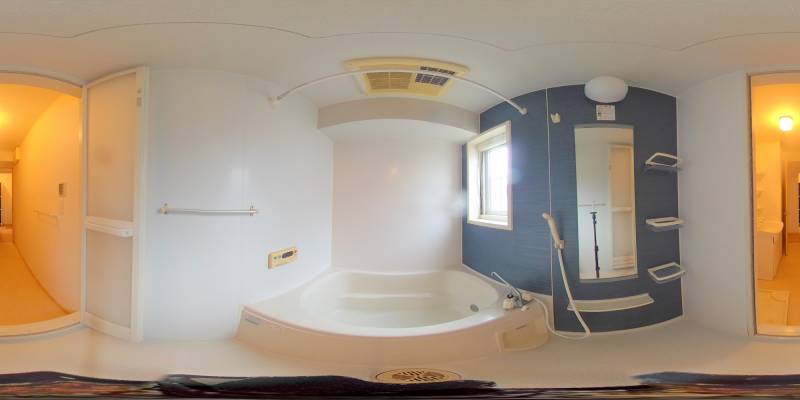 パノラマ画像バスルーム