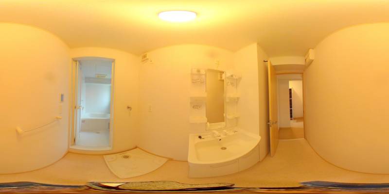 パノラマ画像洗面所
