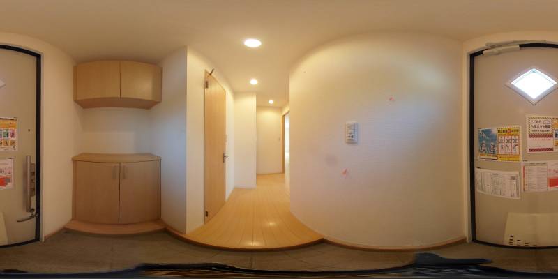 パノラマ画像玄関