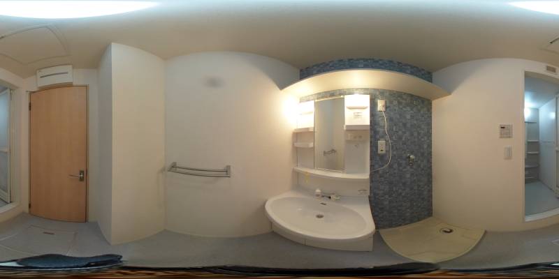 パノラマ画像洗面所