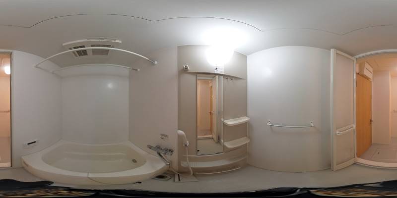 パノラマ画像バスルーム