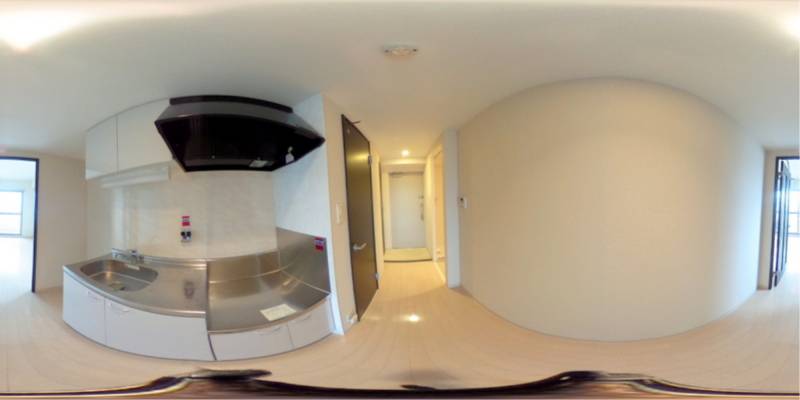パノラマ画像キッチン