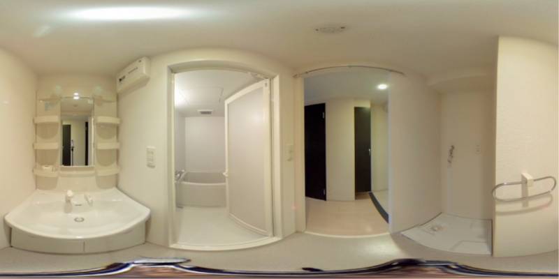 パノラマ画像洗面所