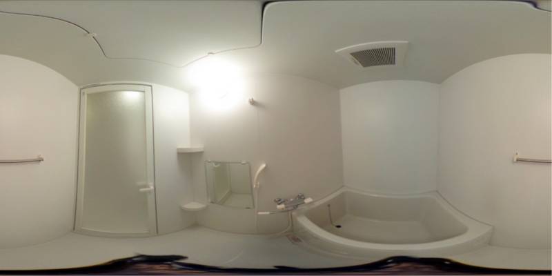 パノラマ画像バスルーム