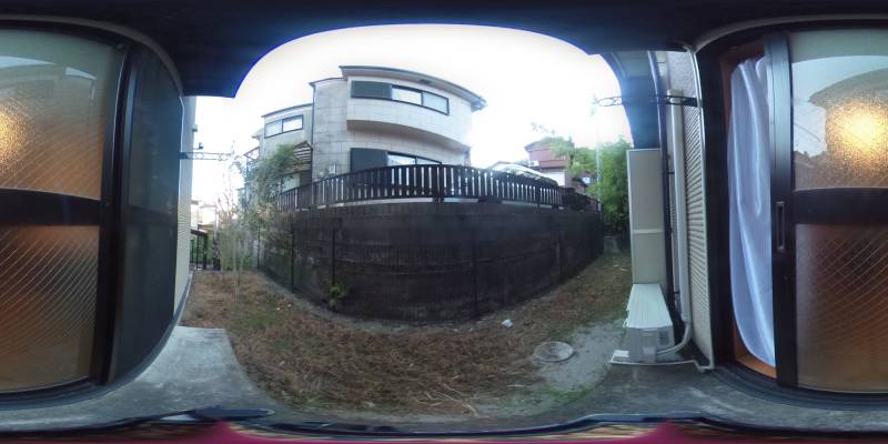 パノラマ画像バルコニー