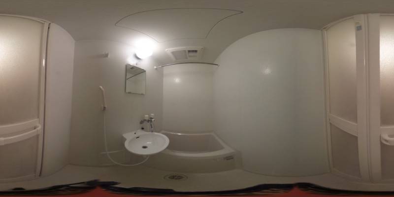 パノラマ画像バスルーム