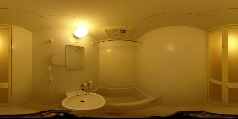 パノラマ画像バスルーム