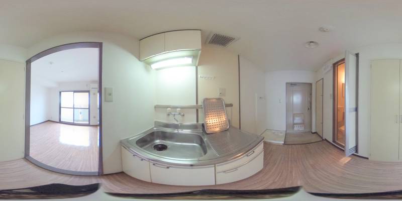 パノラマ画像キッチン