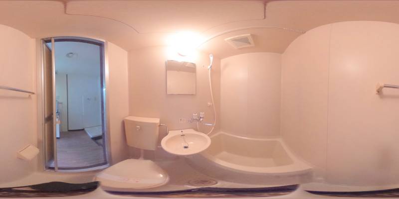 パノラマ画像バスルーム