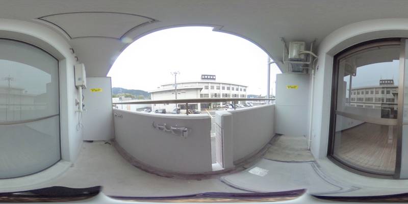 パノラマ画像バルコニー